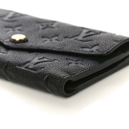 Louis Vuitton Empreinte Compact Curieuse Wallet Black 9 of 11