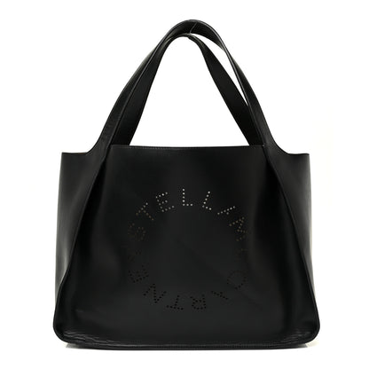 Stella McCartney Eco Alter Nappa East West Perforated Tote Black 1 of 14