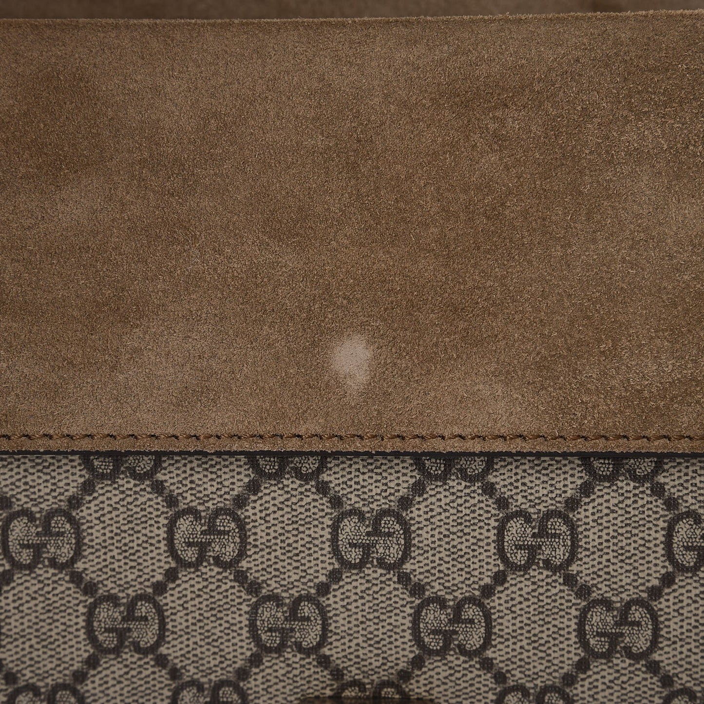 GG Supreme Monogram Small Dionysus Shoulder Bag Taupe