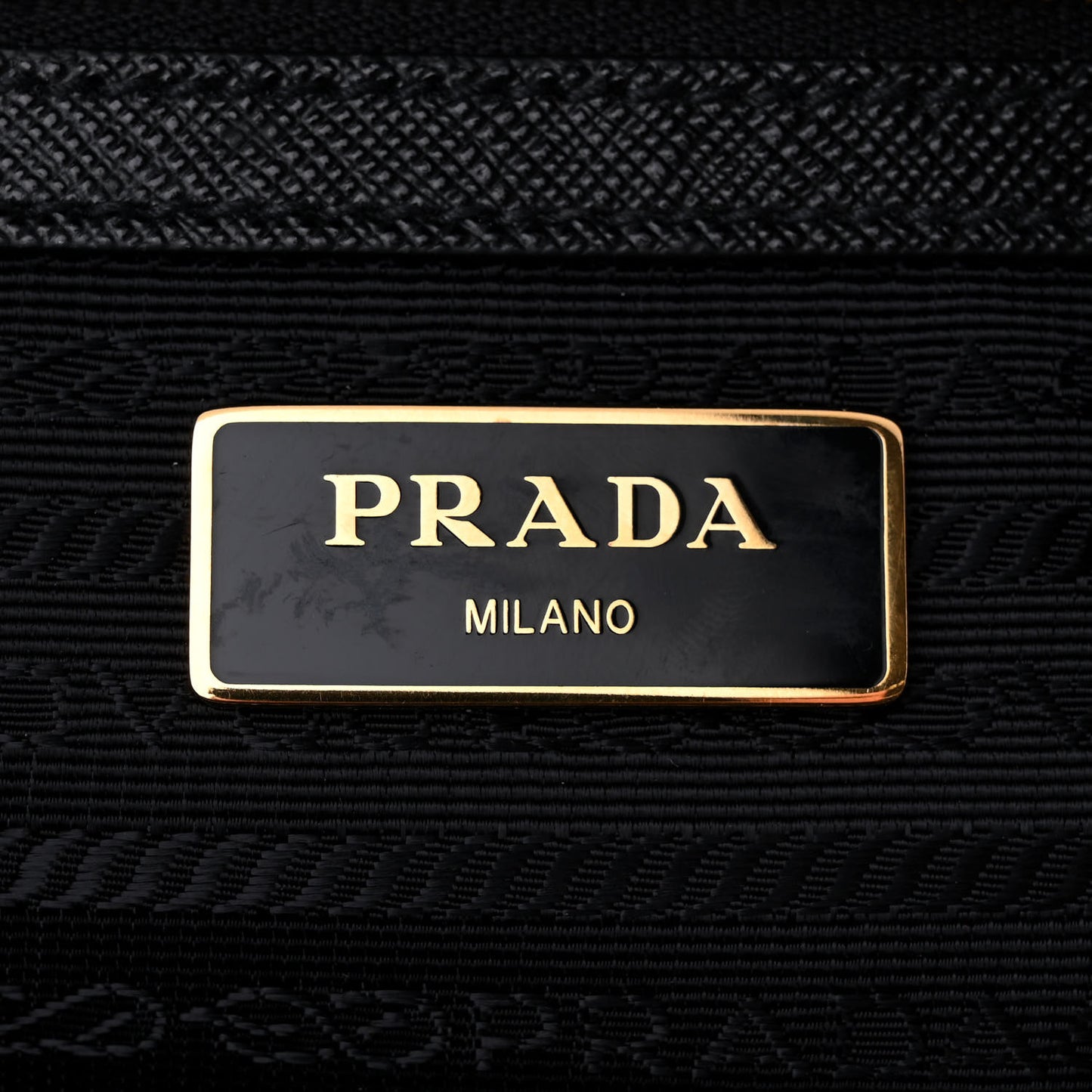 Tessuto Nylon Saffiano Bauletto Black
