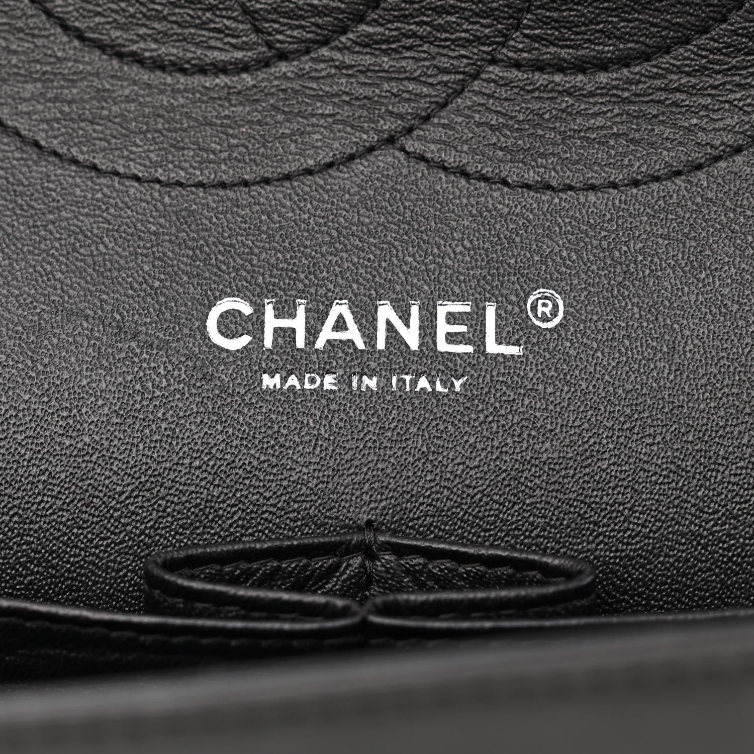 Chanel Lambskin Chevron Quilted Jumbo Double Flap So Black 6 of 15