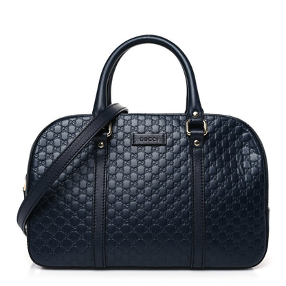Gucci Microguccissima Medium Crossbody Bag Blue 1 of 9