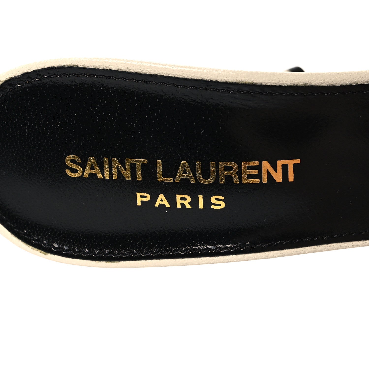 Saint Laurent Calfskin New Belfagor 110mm Mules 37 Pearl 8 of 9