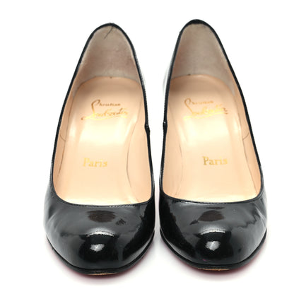 Christian Louboutin Patent Simple 70 Pumps 37 Black 3 of 8