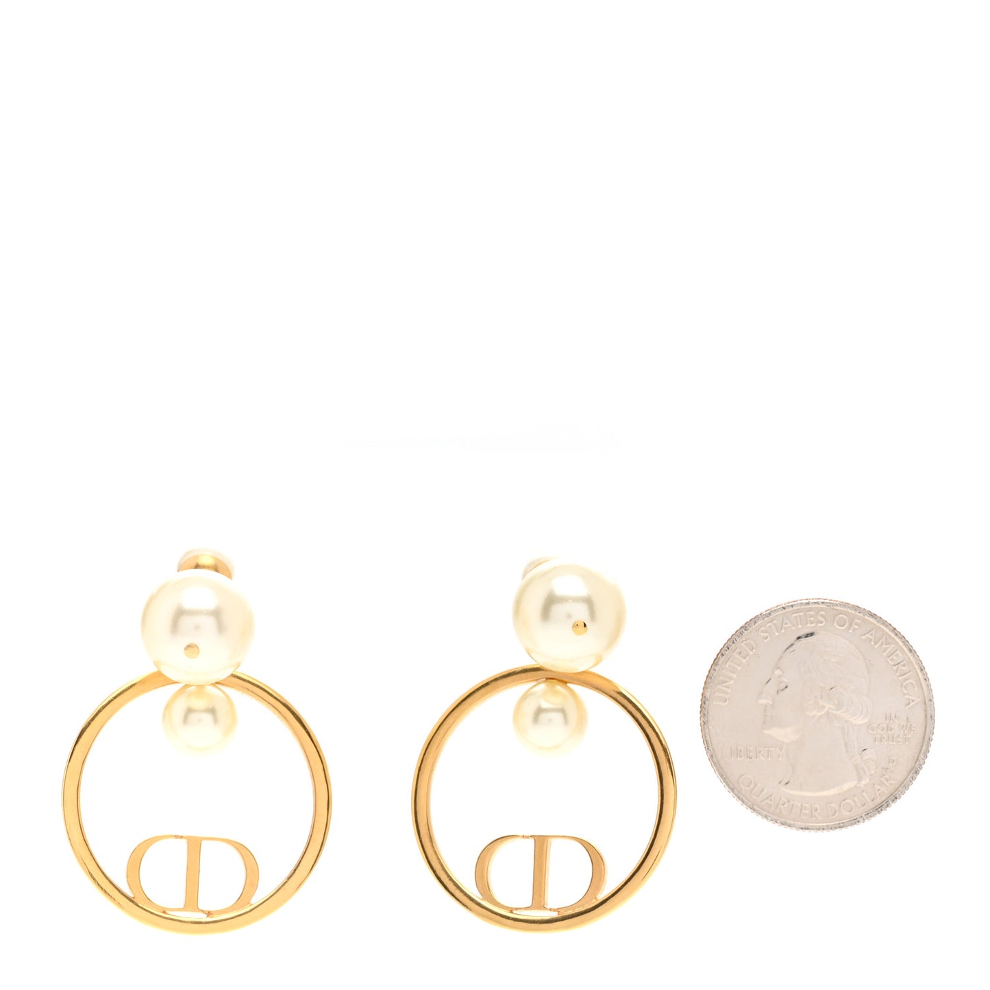 Pearl 30 Montaigne Earrings Gold
