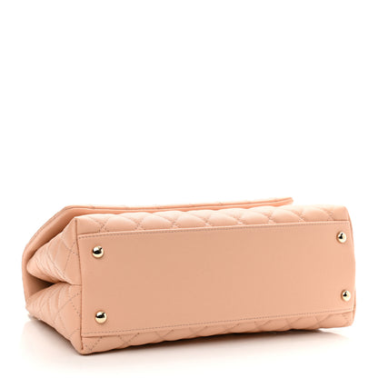 Chanel Caviar Quilted Small Coco Handle Flap Light Pink 4 of 11