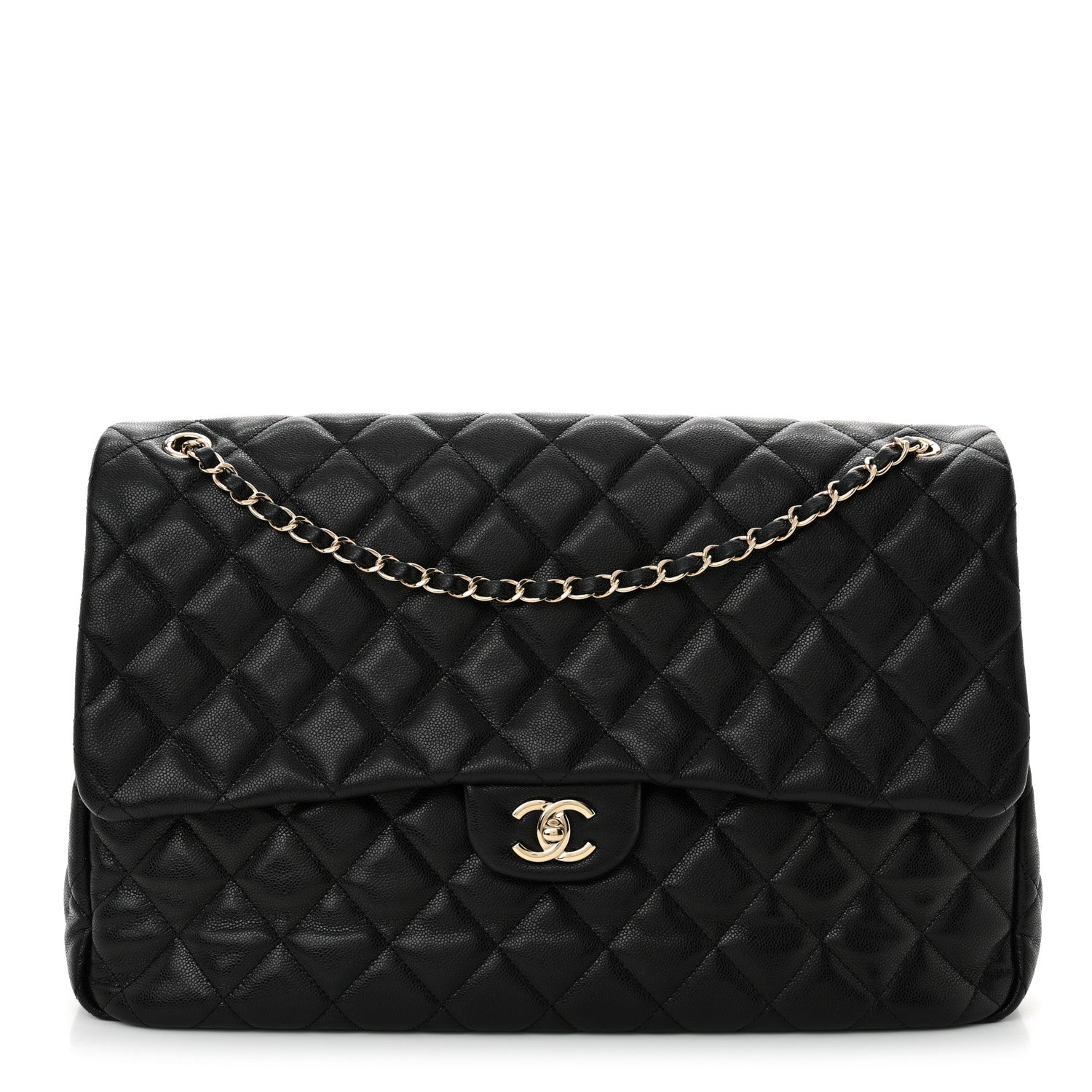 Chanel Caviar Quilted XXL Travel Flap Bag Black 1 of 11