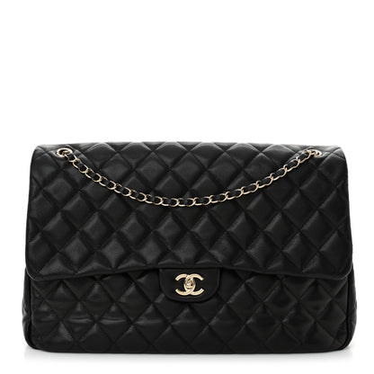 Chanel Caviar Quilted XXL Travel Flap Bag Black 1 of 11