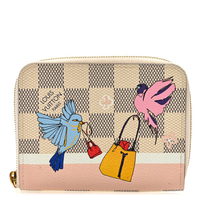 Louis Vuitton Damier Azur 2018 Christmas Animation Zippy Coin Purse 1 of 6