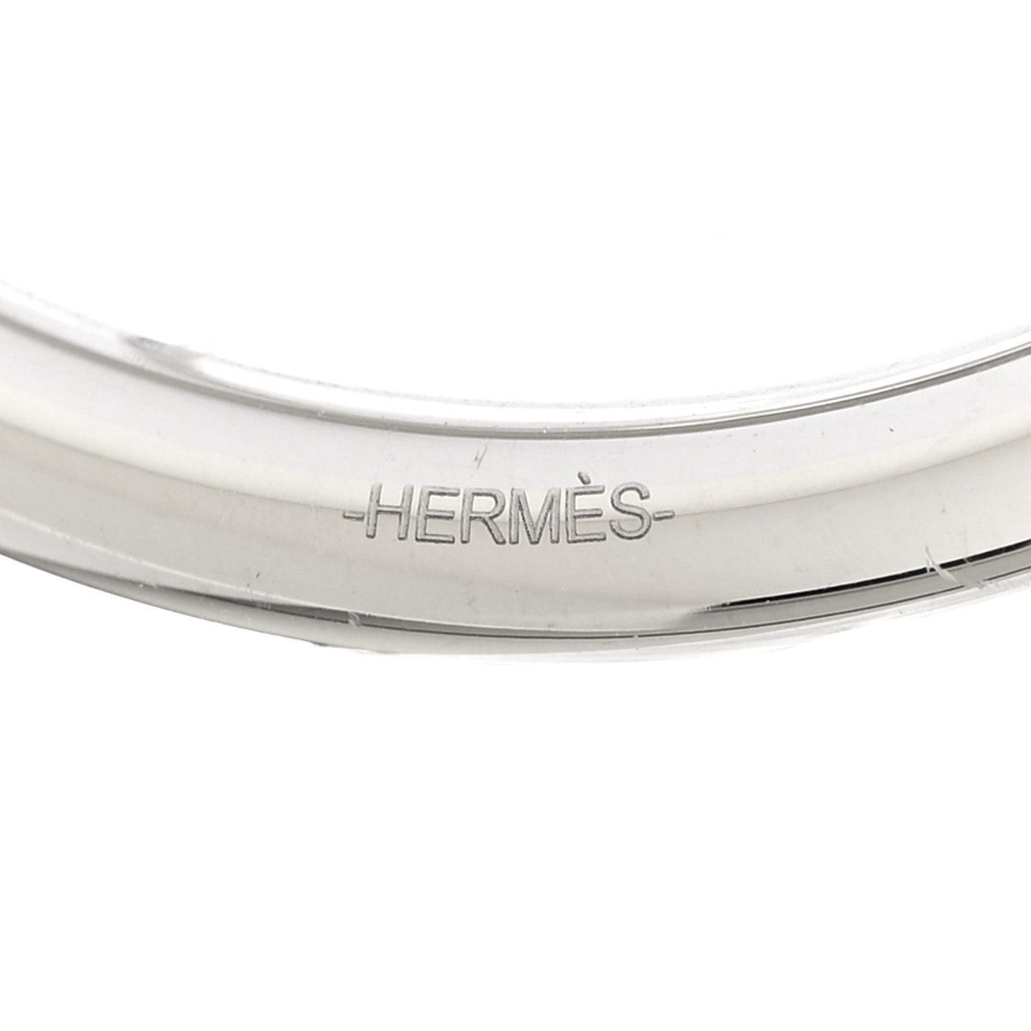 Hermes Stainless Steel Fer a Cheval Key Ring 3 of 5