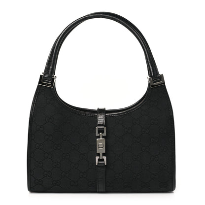 Gucci Monogram Small Bardot Black 1 of 11