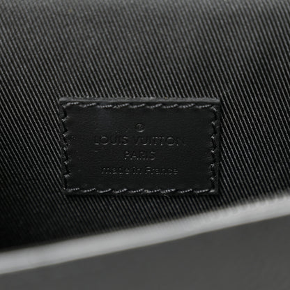 Louis Vuitton Calfskin Aerogram Fastline Wearable Wallet Black 6 of 10