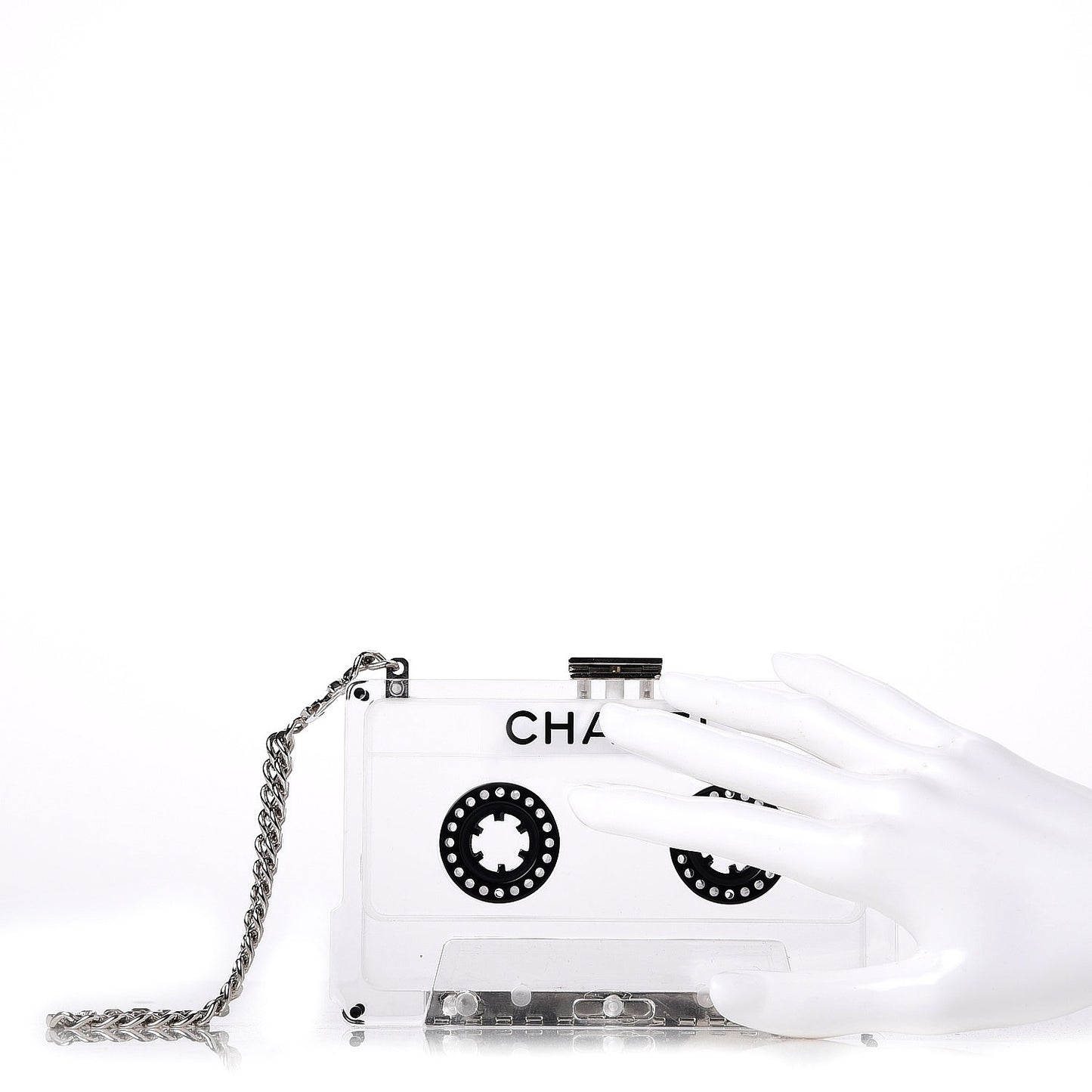 Lucite Cassette Clutch