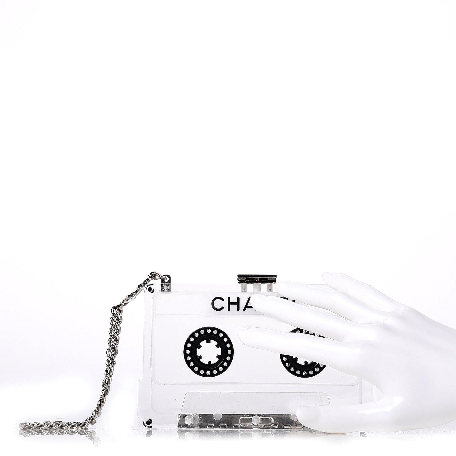 Chanel Lucite Cassette Clutch 3 of 8