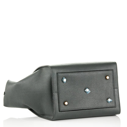 Celine Crisped Calfskin Small Tie Knot Tote Anthracite 4 of 8