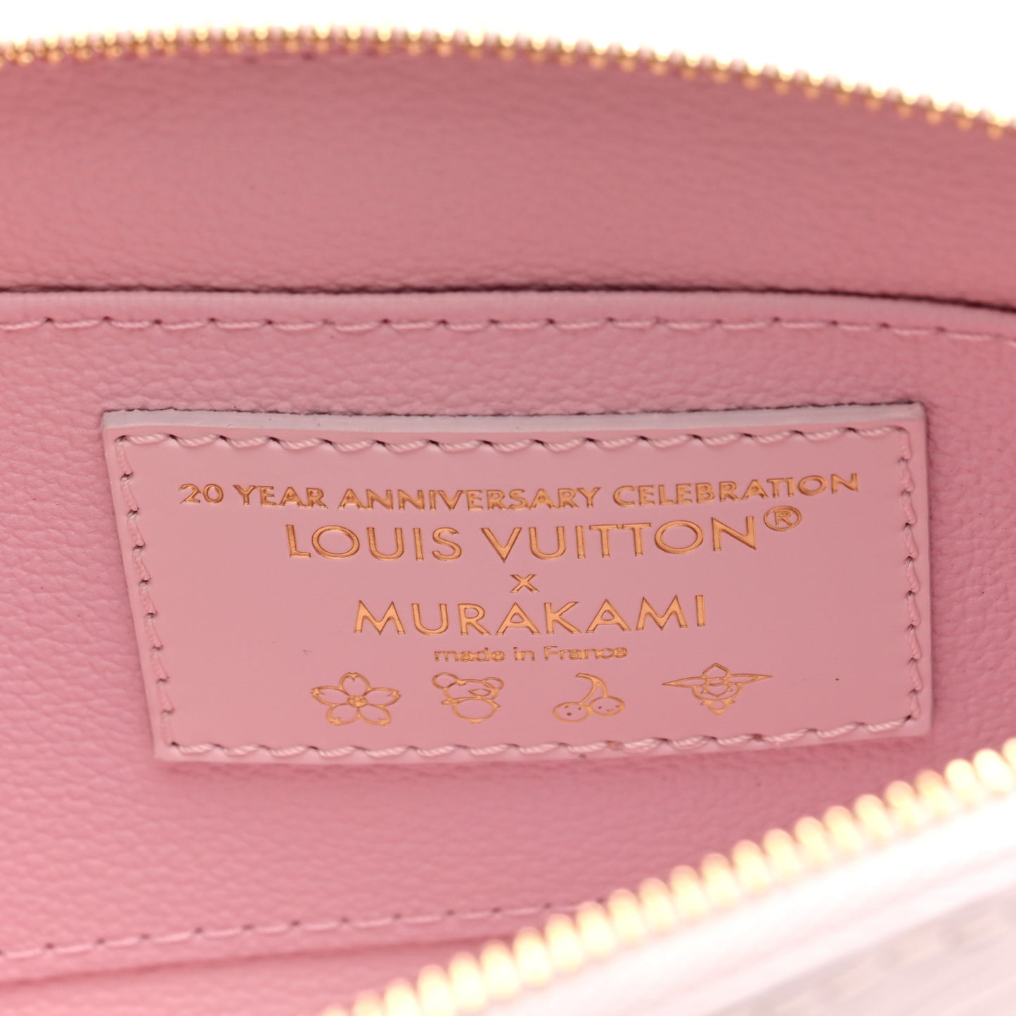LV X TM Epi Cherry Blossom Cosmetic Pouch Pink
