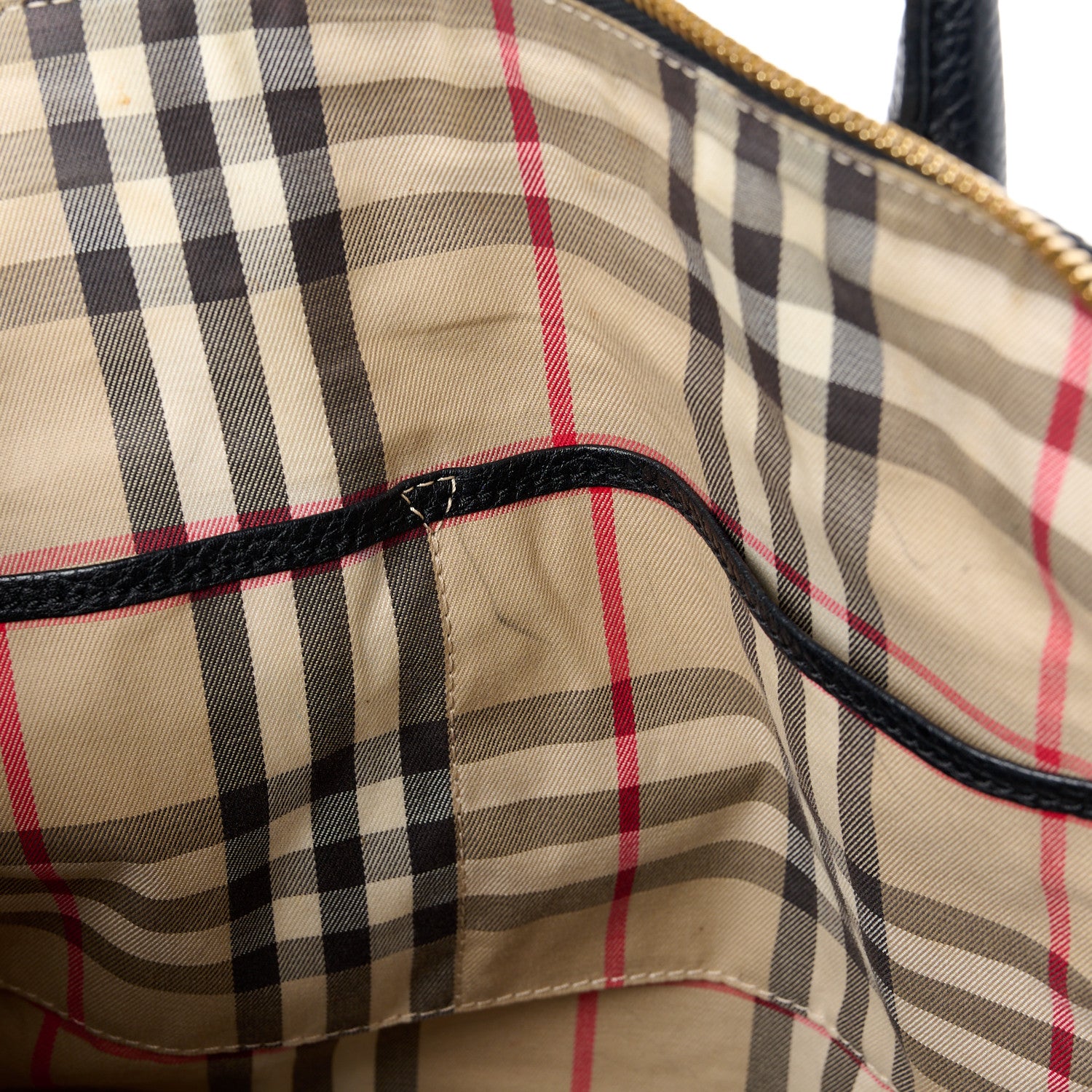 Burberry London Grainy Calfskin Small Greenwood Bowling Bag Black 14 of 15