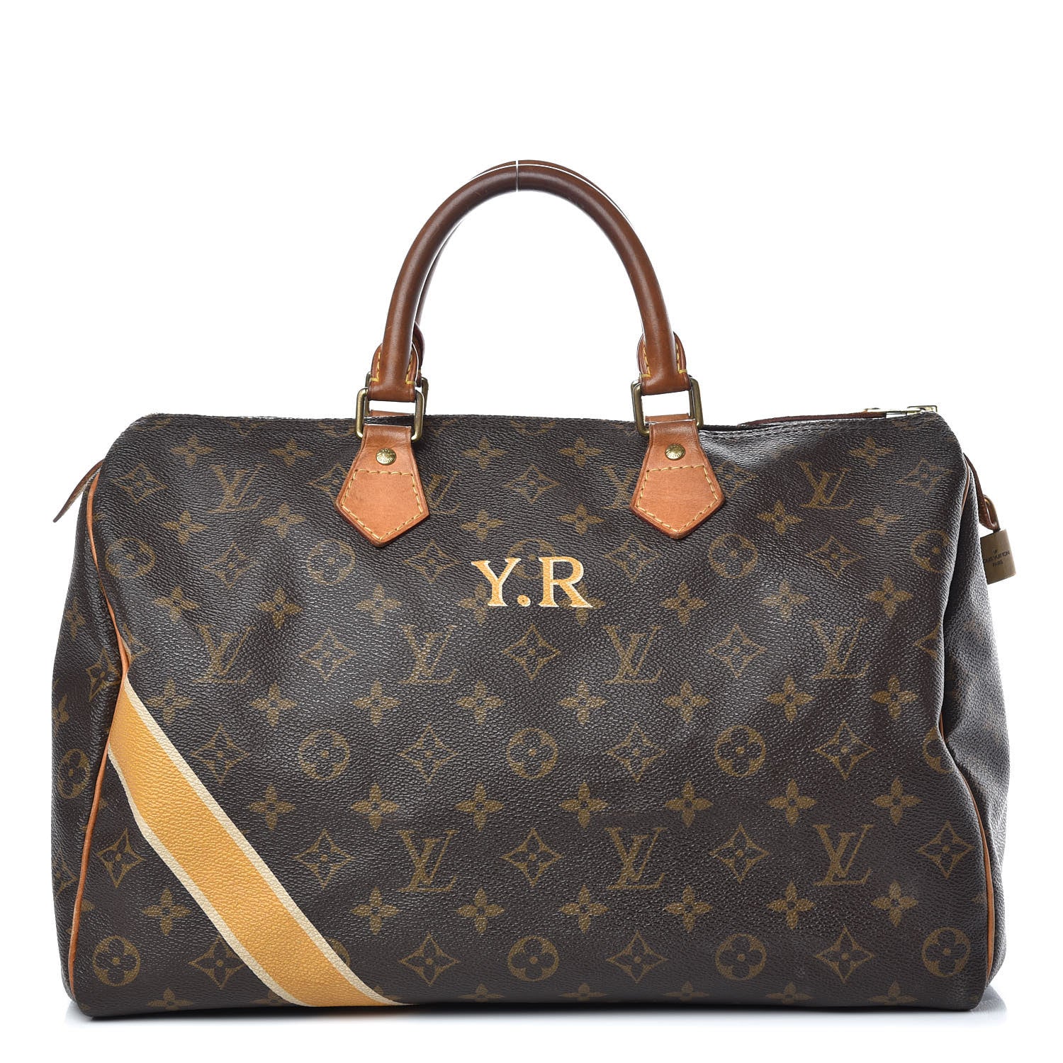 Louis Vuitton Monogram My LV Heritage Speedy 35 Yellow Ivorie 1 of 20
