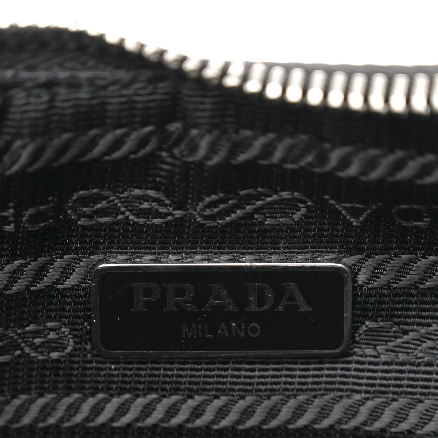 Prada Tessuto Nylon Saffiano Mini Re-Edition 2005 Bag Black 6 of 11