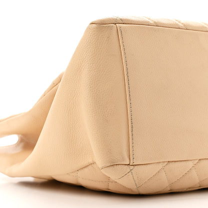 Chanel Caviar Quilted Grand Shopping Tote GST Beige Clair 10 of 14