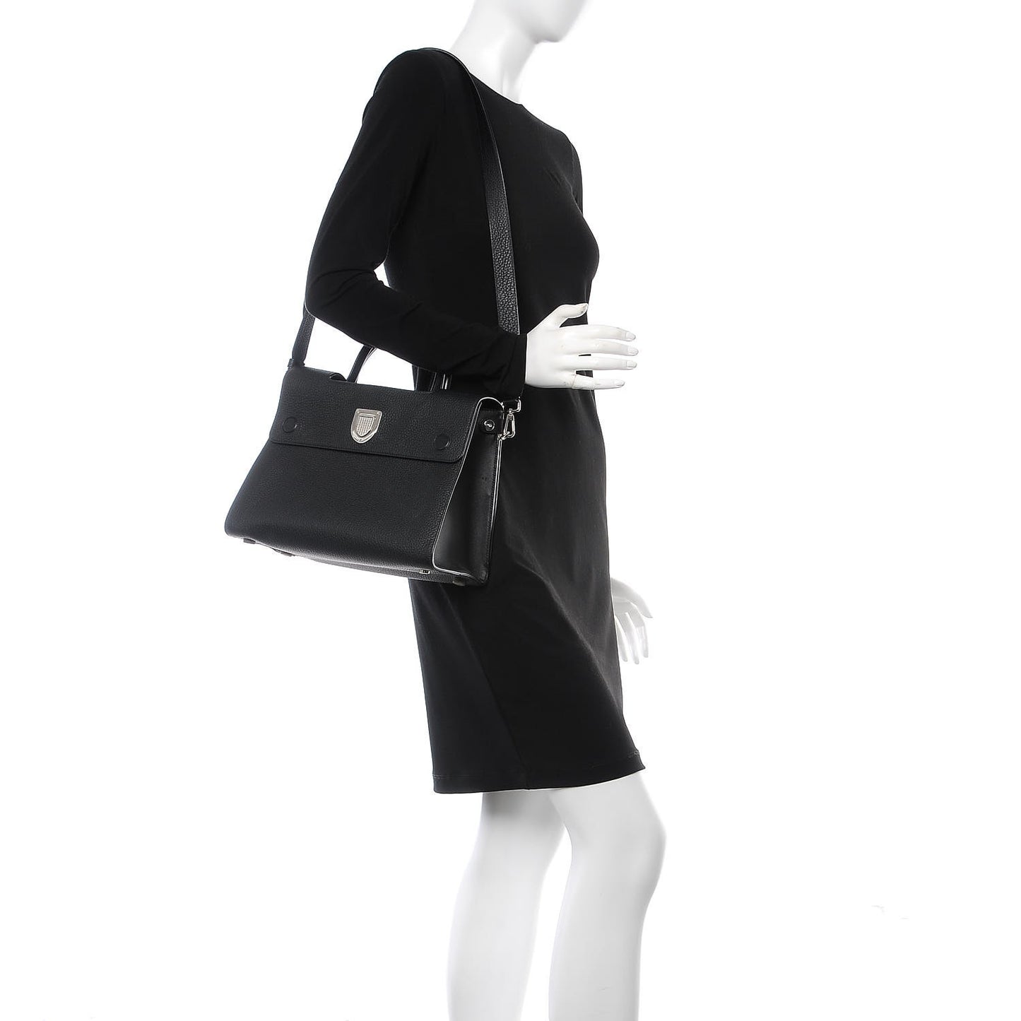 Bullcalf Medium Diorever Flap Black