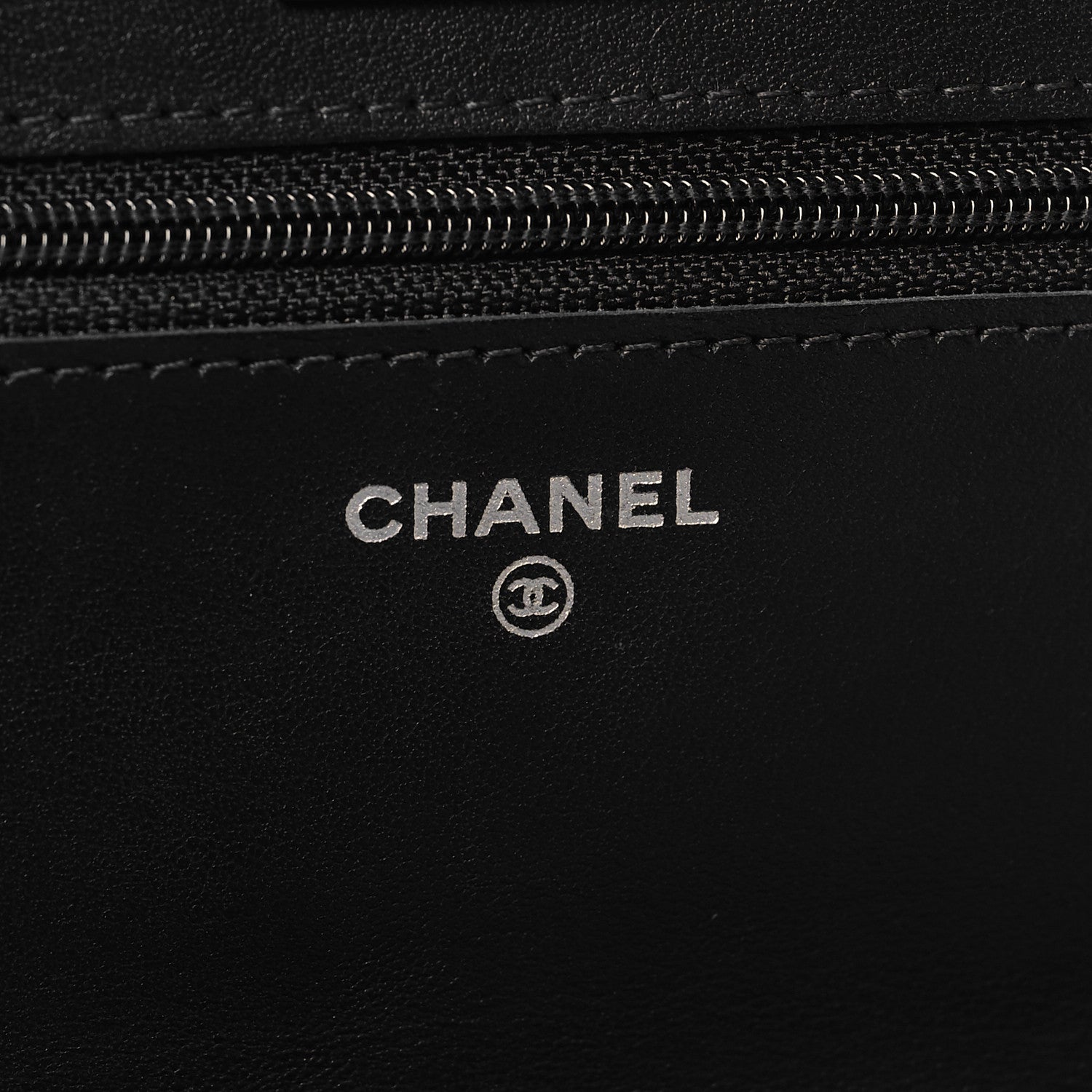 Chanel Aged Calfskin Quilted Reissue 2.55 Wallet On Chain WOC So Black 6 of 11
