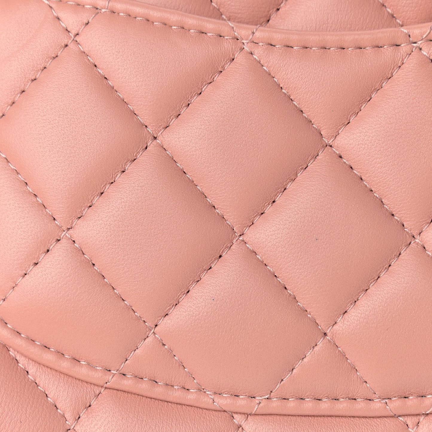 Lambskin Quilted Mini Square Flap Dark Pink