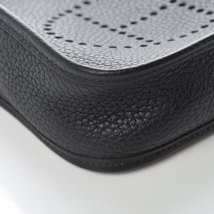 Hermes Taurillon Clemence Evelyne TPM Black 5 of 10