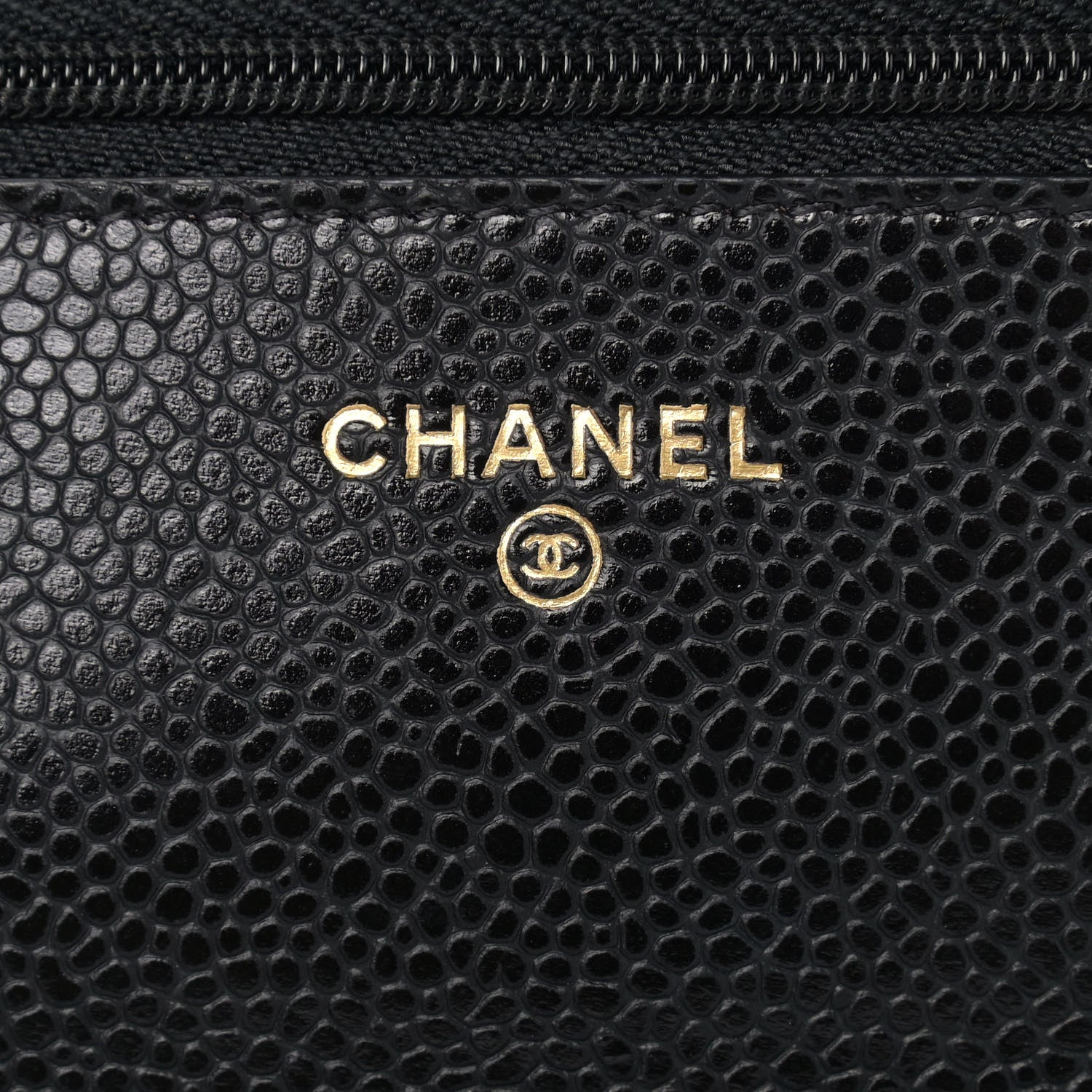 Chanel Caviar Quilted Wallet On Chain WOC Black 6 of 12