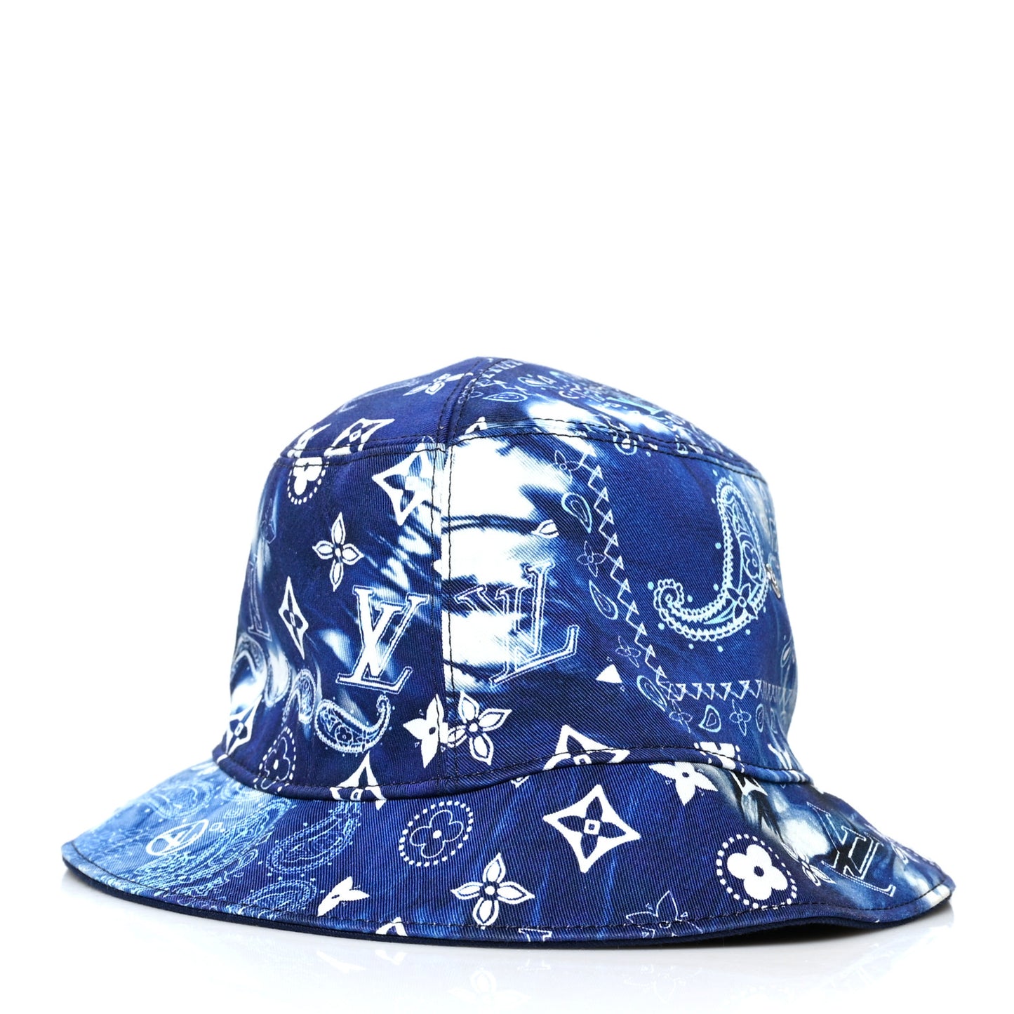 Monogram Bandana Bucket Hat 58 Blue
