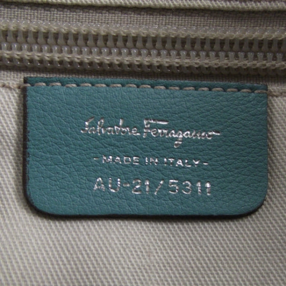FASHIONPHILE SALVATOREFERRAGAMOLeatherShoulderBagMint 8 of 9