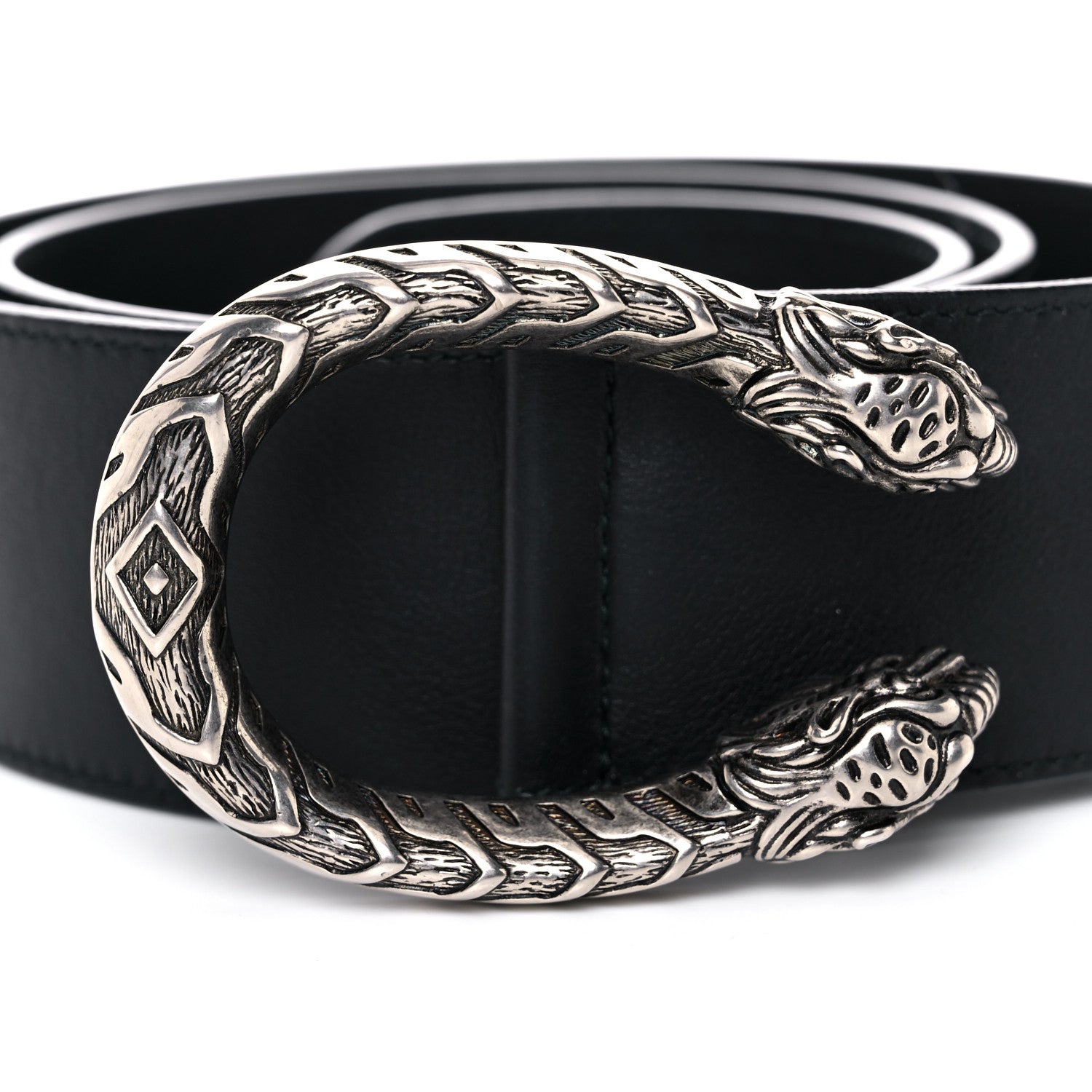 Gucci Calfskin Dionysus Belt 80 32 Black 5 of 7