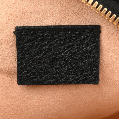 Gucci Grained Calfskin Web Mini Ophidia Round Shoulder Bag Black 6 of 10