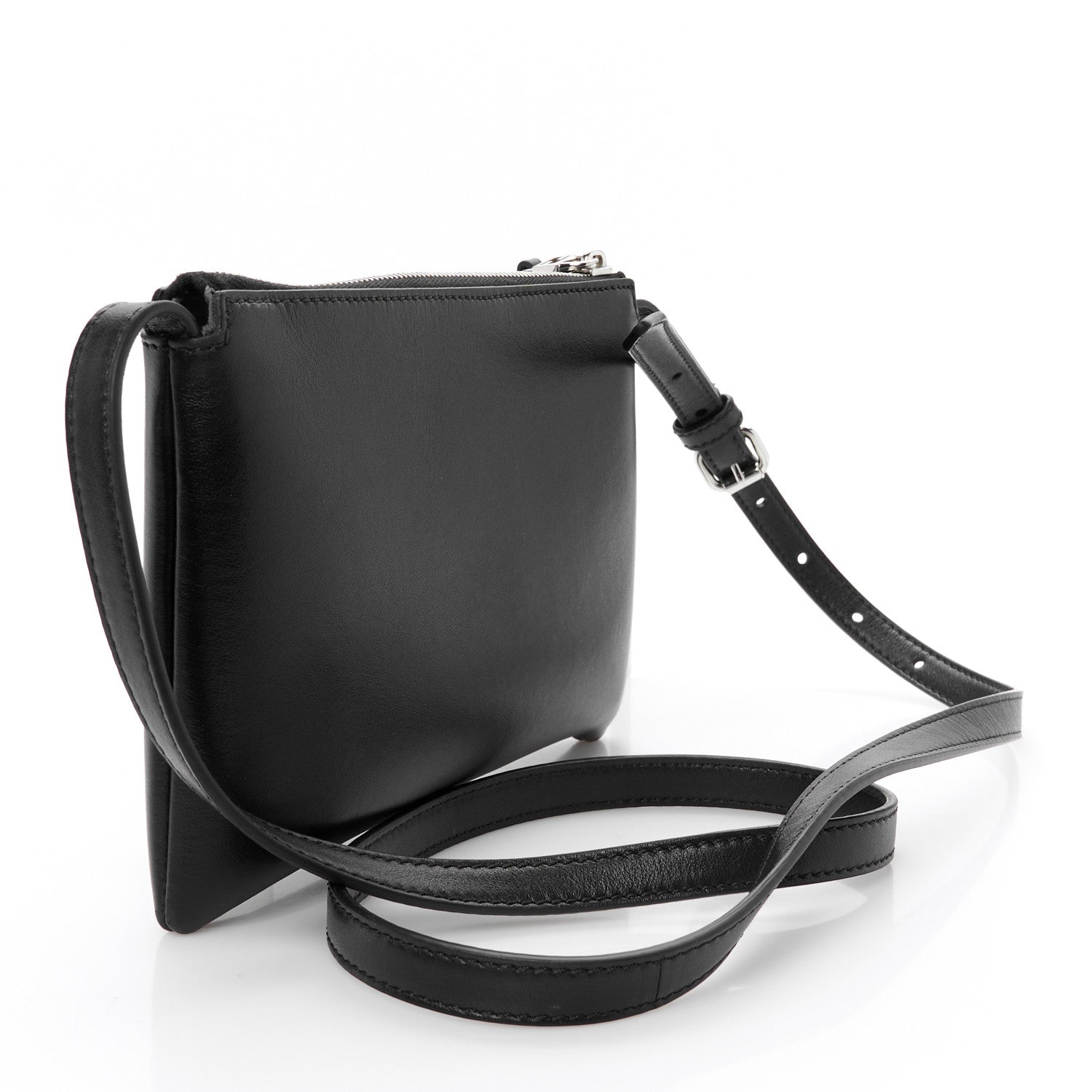 Fendi Vitello Mini Crossbody Pouch Black 3 of 11