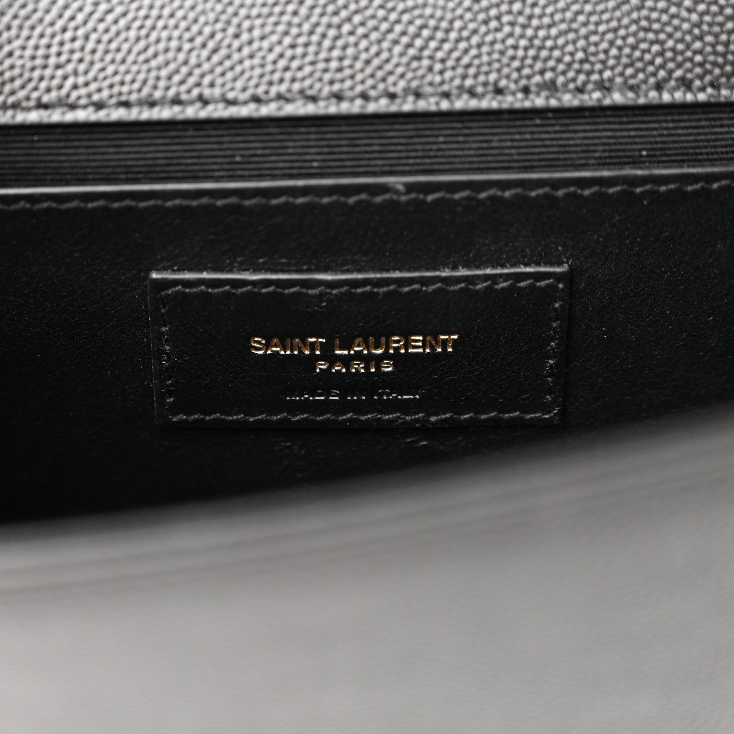 Saint Laurent Grain De Poudre Small Monogram Kate Satchel Black 6 of 11