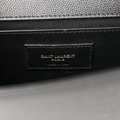 Saint Laurent Grain De Poudre Small Monogram Kate Satchel Black 6 of 11