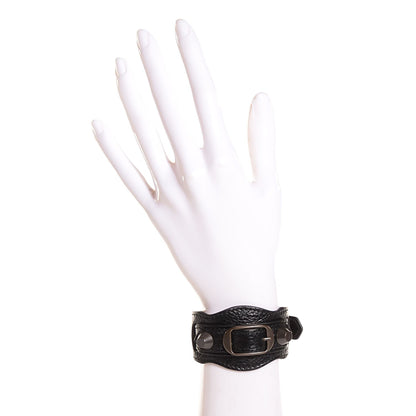 Balenciaga Agneau Arena Classic Hardware M Bracelet Black 2 of 6