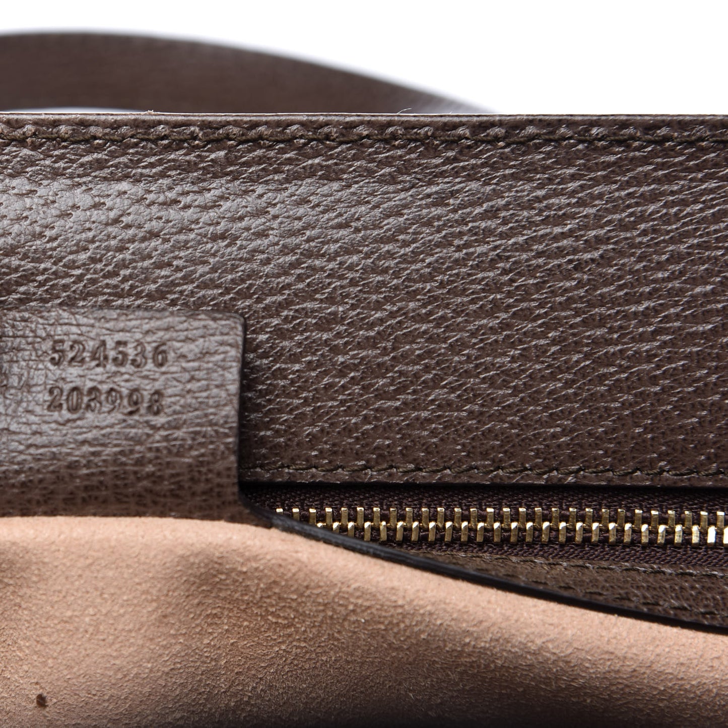 GG Supreme Monogram Web Ophidia Vertical Tote Brown