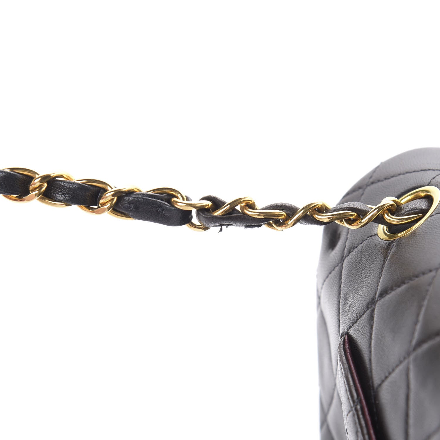 Chanel Lambskin Quilted Medium Double Flap Black 15 of 15