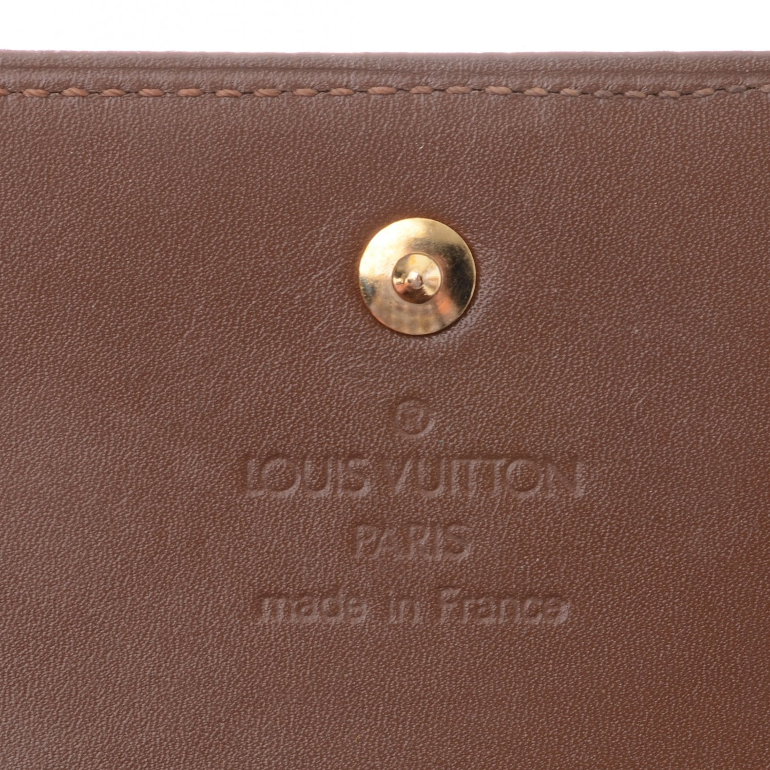 Louis Vuitton Vernis Elise Wallet Bronze 5 of 7