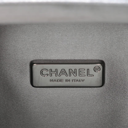 Chanel Metallic Goatskin Lait de Coco Milk Carton Bag Silver 6 of 6