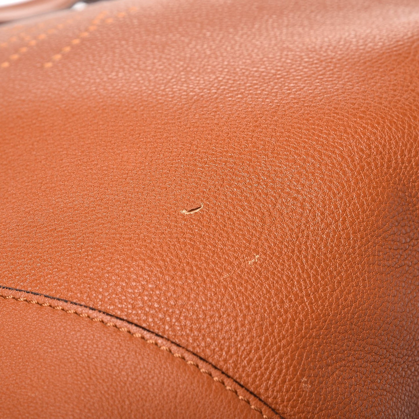 Calfskin Perforated Large Nightingale Hazel