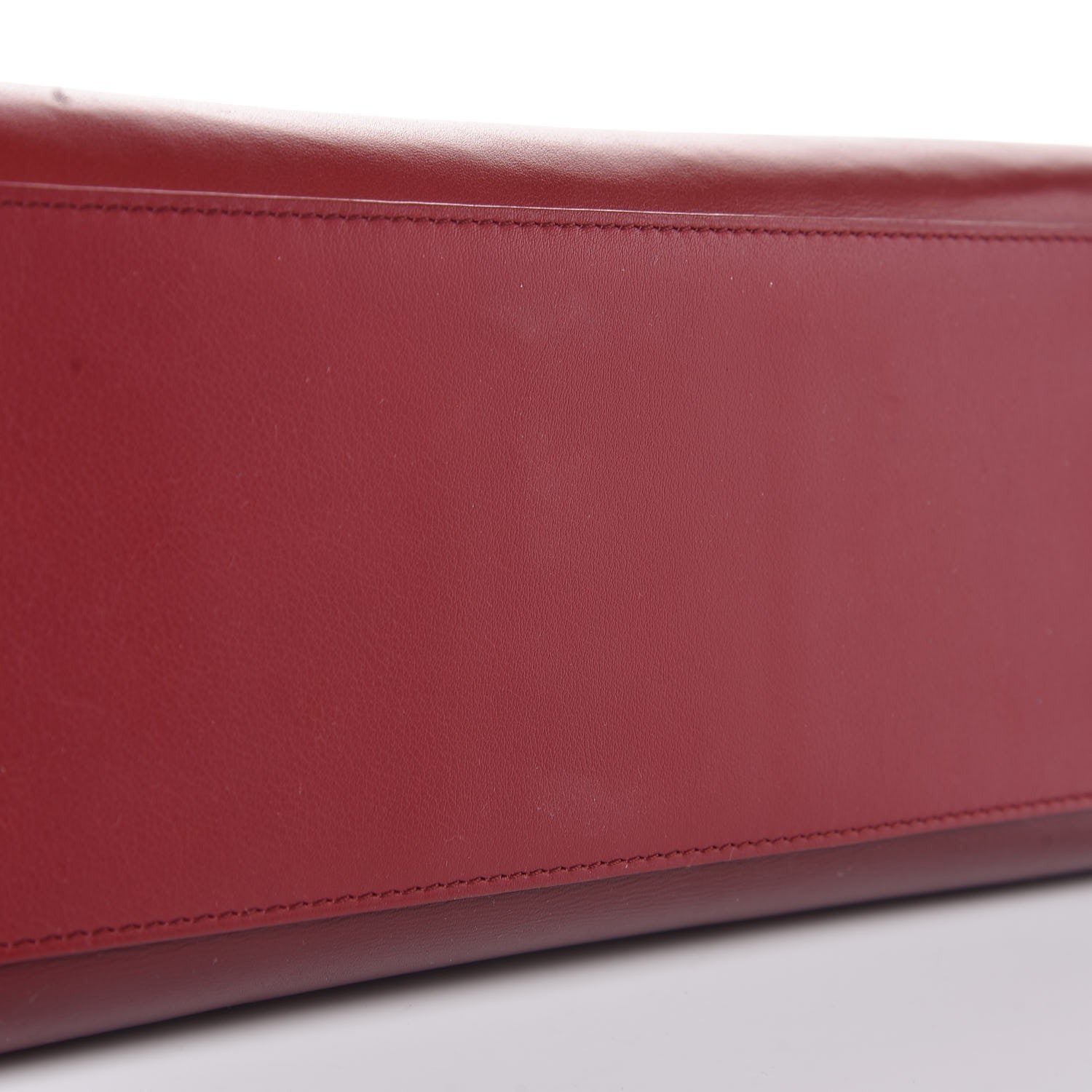 Delvaux Calfskin GM Tempete Satchel Red 9 of 10