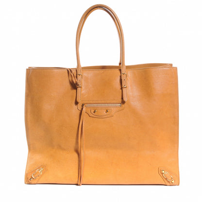 Balenciaga Veau Leather Papier A4 Tote Curry 1 of 6
