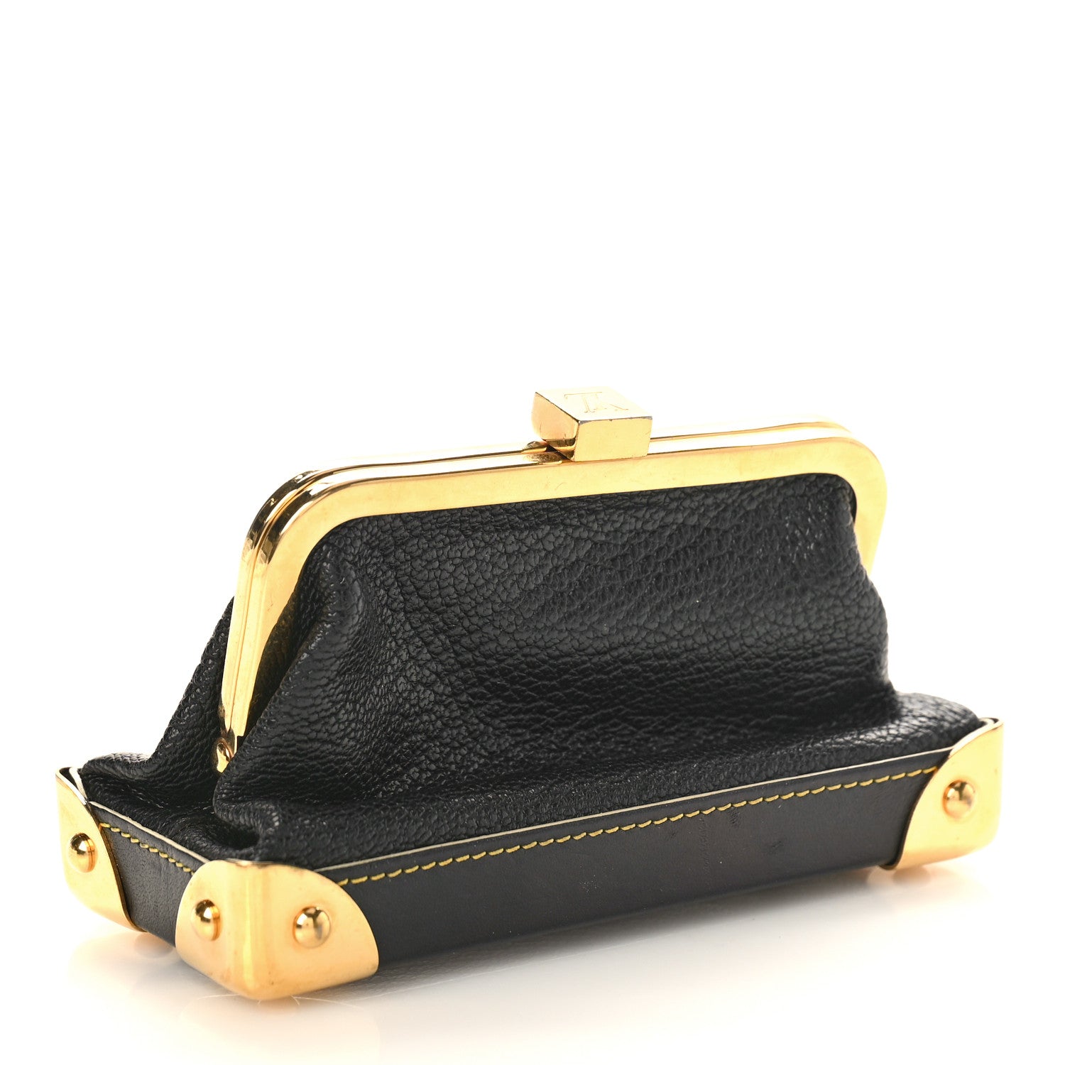 Louis Vuitton Suhali Porte-Monnaie Coin Purse Black 3 of 8
