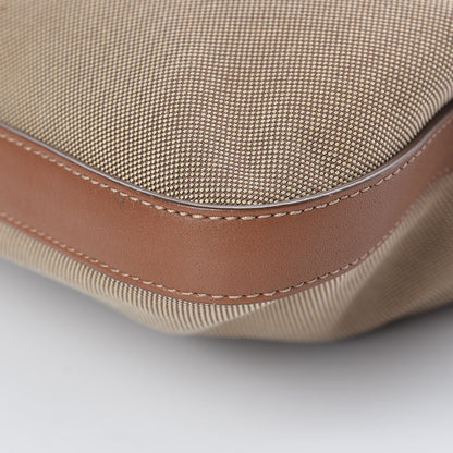 Prada Jacquard Logo Small Flat Messenger Bag Corda Brandy 9 of 10