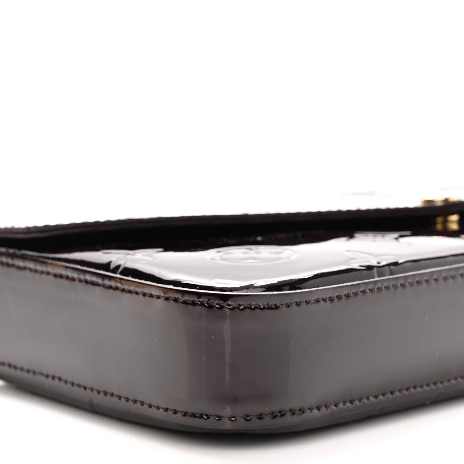 Louis Vuitton Vernis Pochette Felicie Chain Wallet Amarante 9 of 10