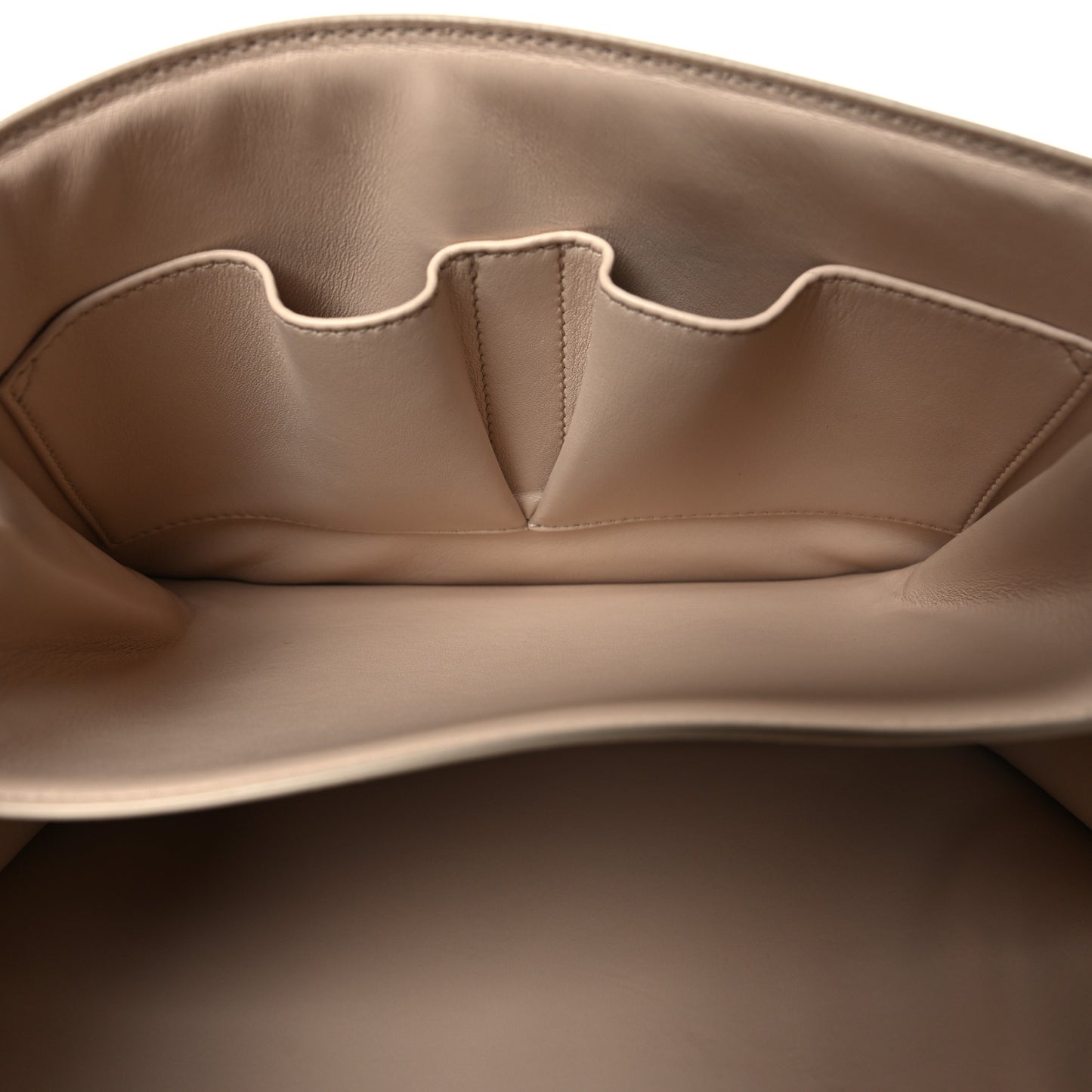 Liege Calfskin Medium Classic Box Flap Bag Powder