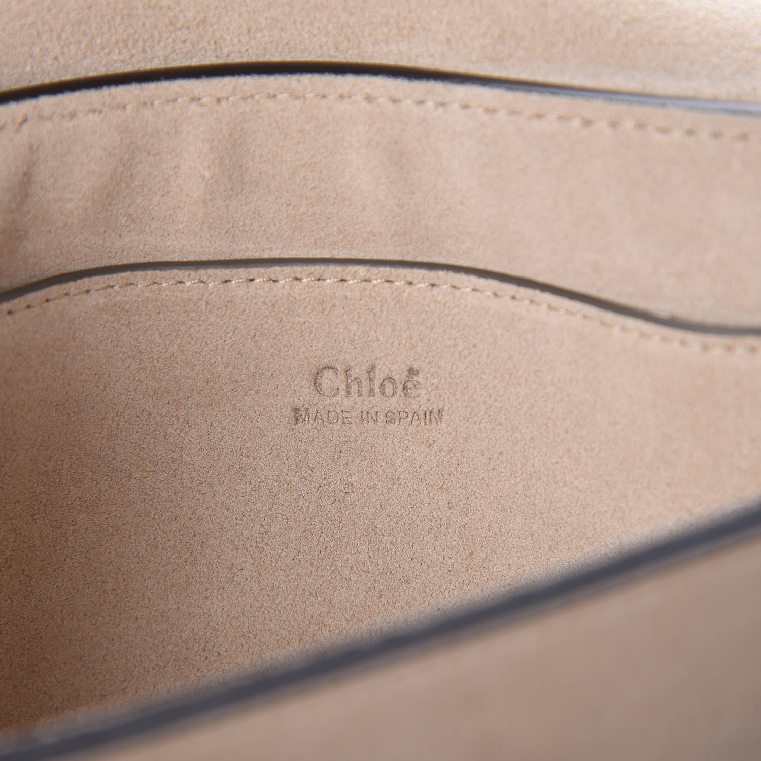 Chloe Calfskin Small Faye Shoulder Bag White Blue 6 of 8