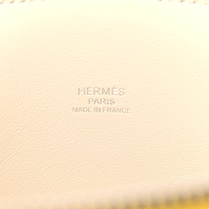 Hermes Epsom Tri-Color 1923 Bolide 25 Nata Terre Battue Jaune Citron 6 of 9